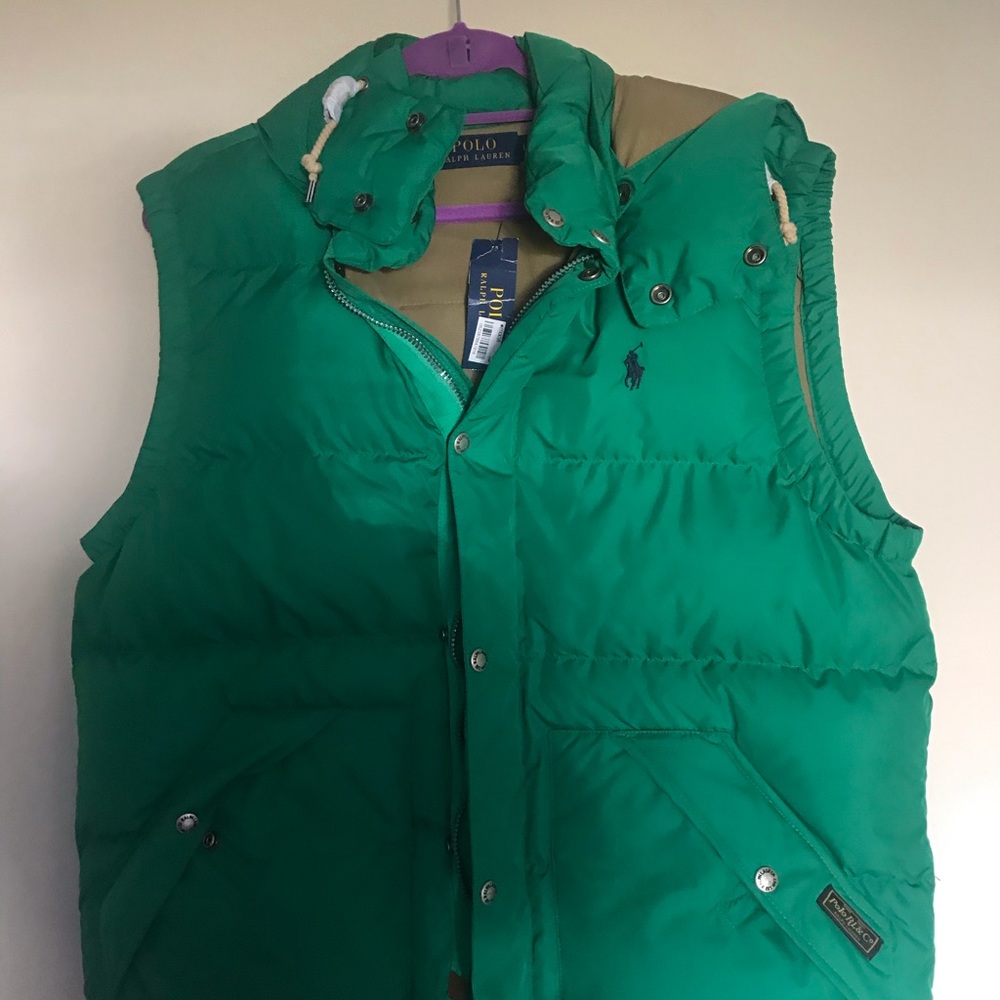 Polo puff vest